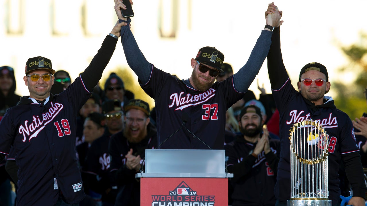Trump honors World Series champion Nationals at White House